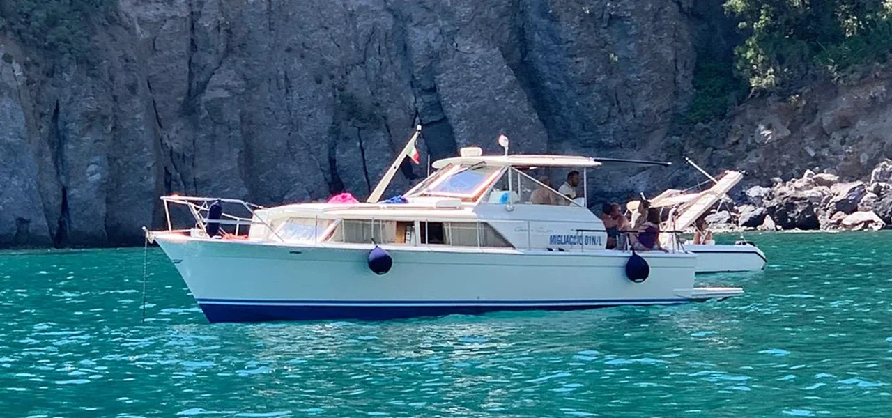 barca chris craft commander 31 per tour giro isola di ischia